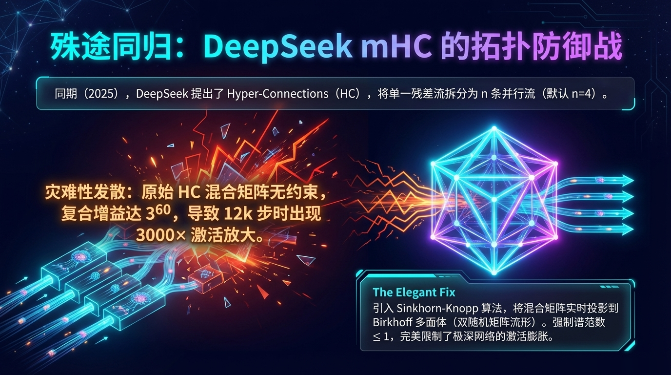 DeepSeek mHC的拓扑防御战
