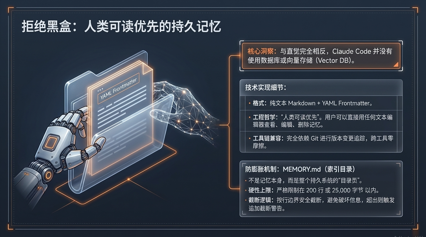 人类可读优先的持久记忆