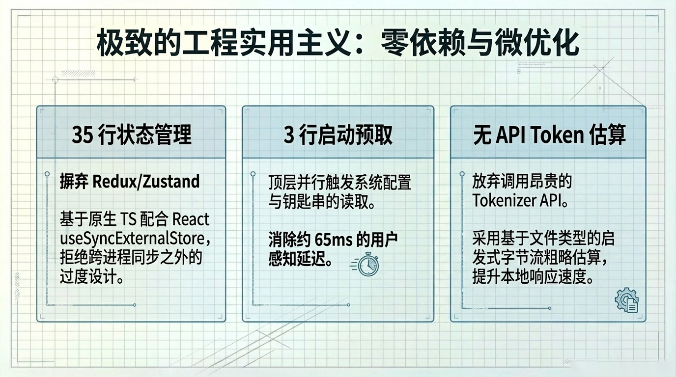 极致的工程实用主义：零依赖与微优化