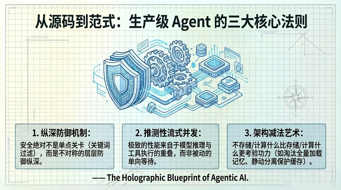 从源码到范式：生产级 Agent 的三大核心法则