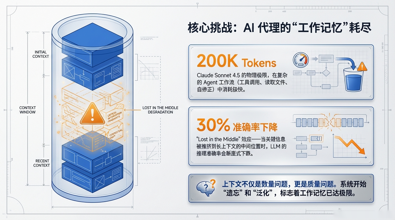 AI代理的“工作记忆”耗尽