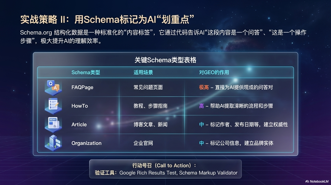 用Schema标记为AI“划重点”