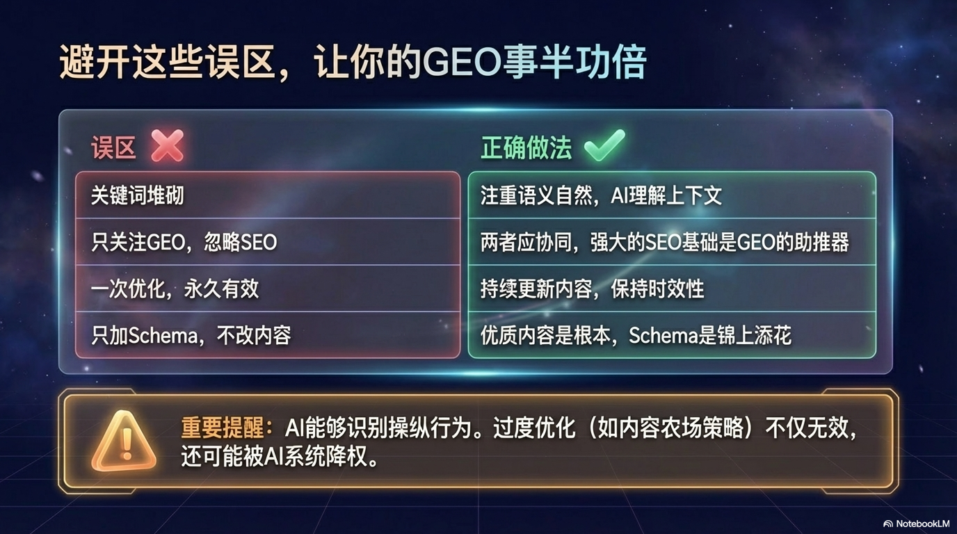 常见误区与正确做法