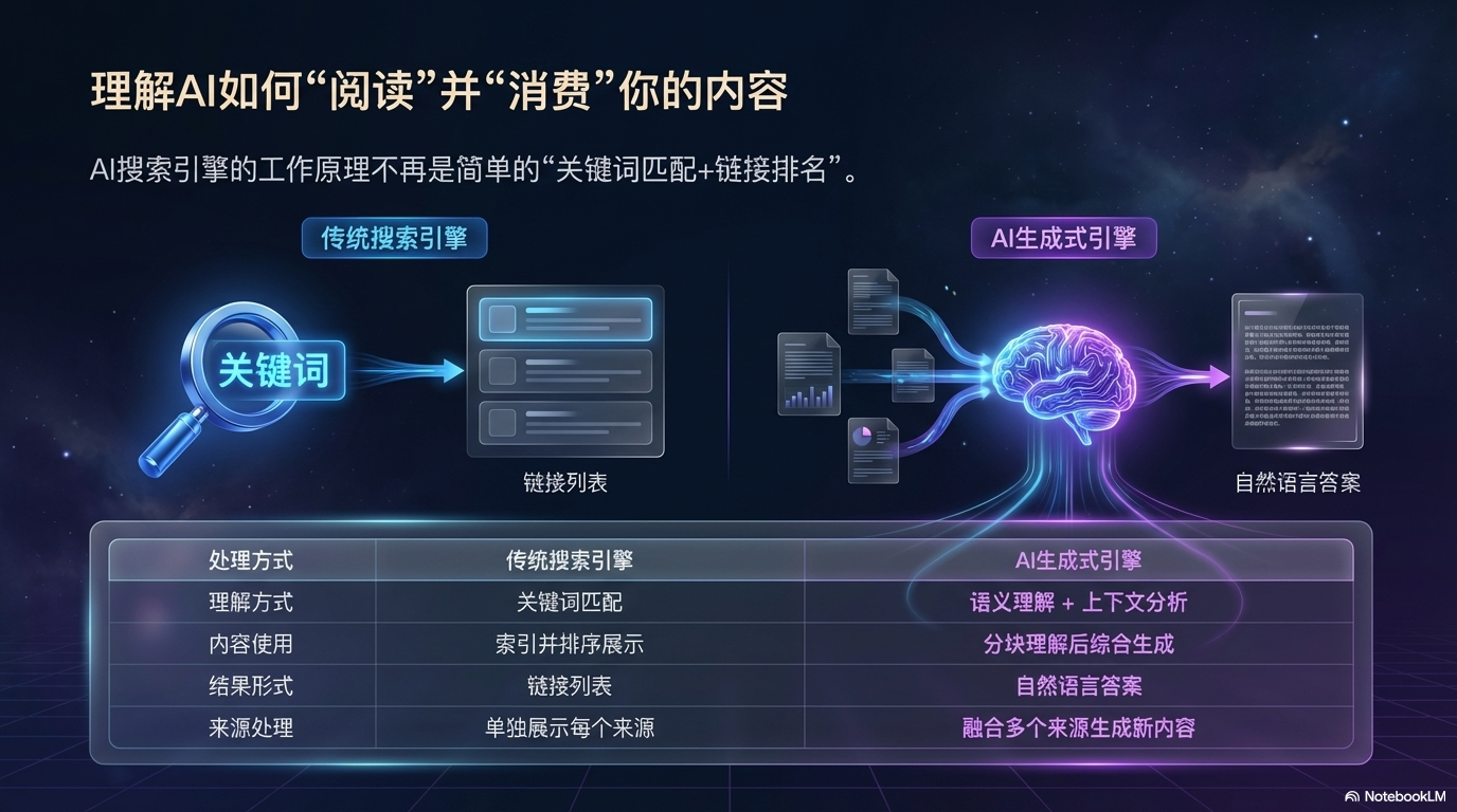 AI搜索的工作原理
