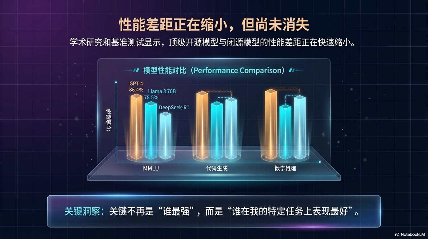 性能差距的变化