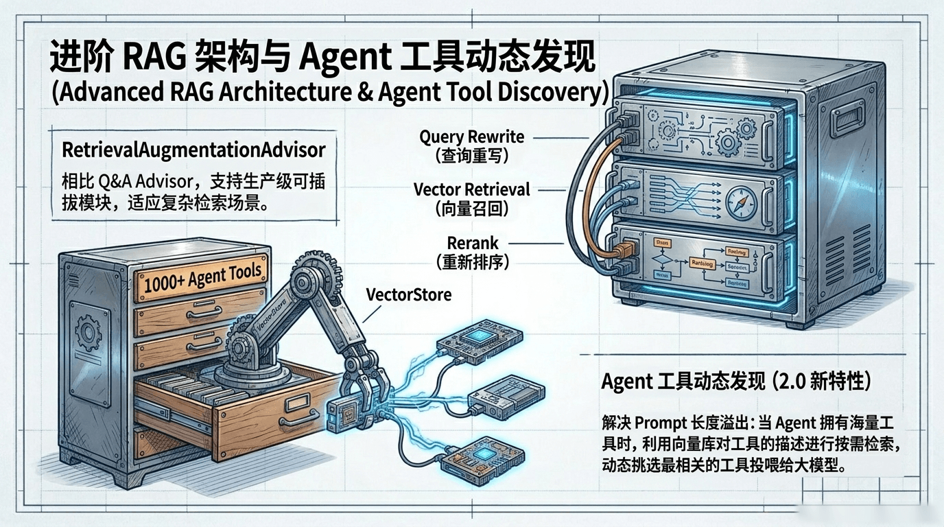 进阶RAG架构与Agent工具动态发现